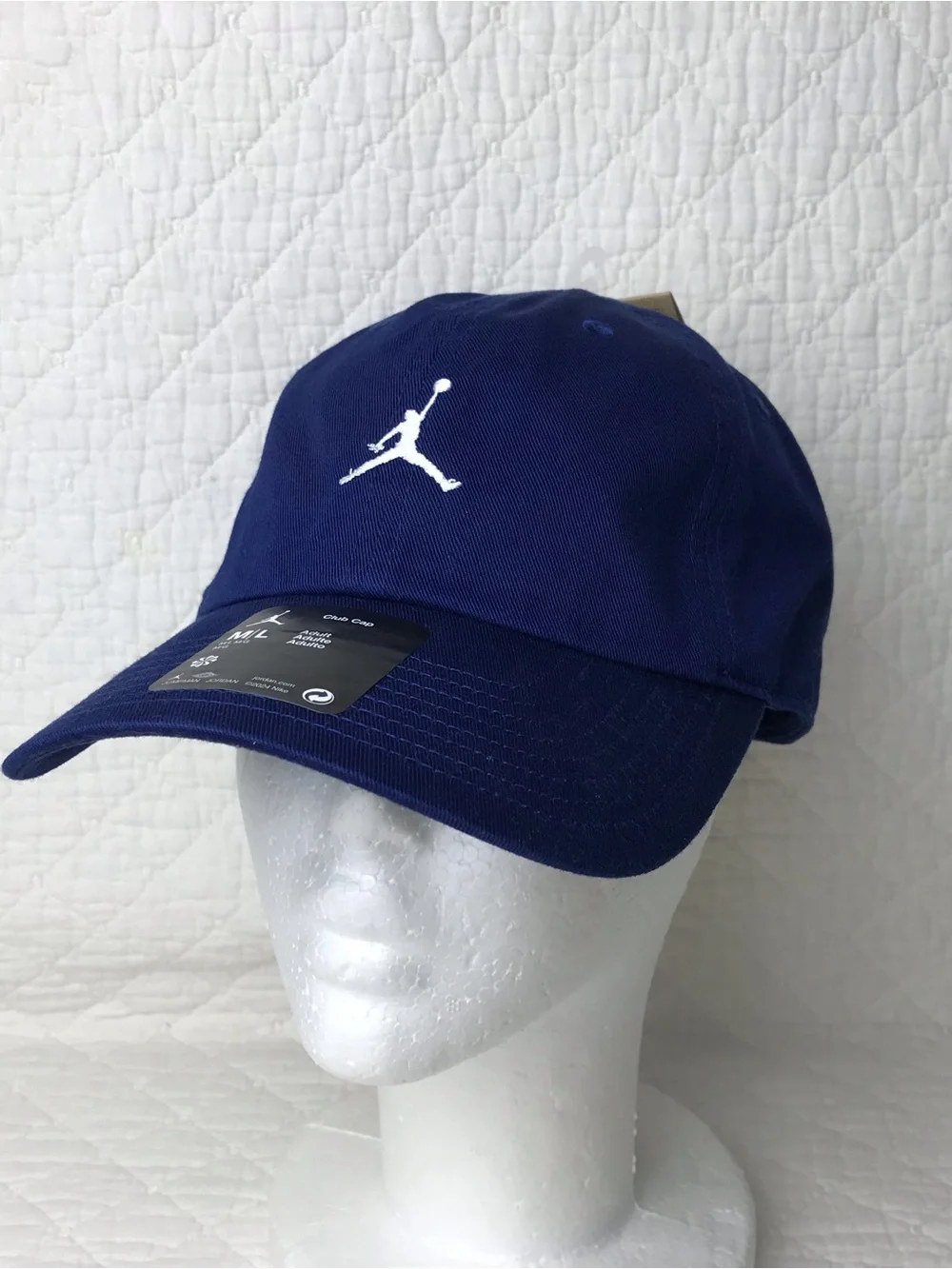 Nike Air Jordan Club Cap Adult Unisex SZ M/L Unstructured Navy HQ1963-492